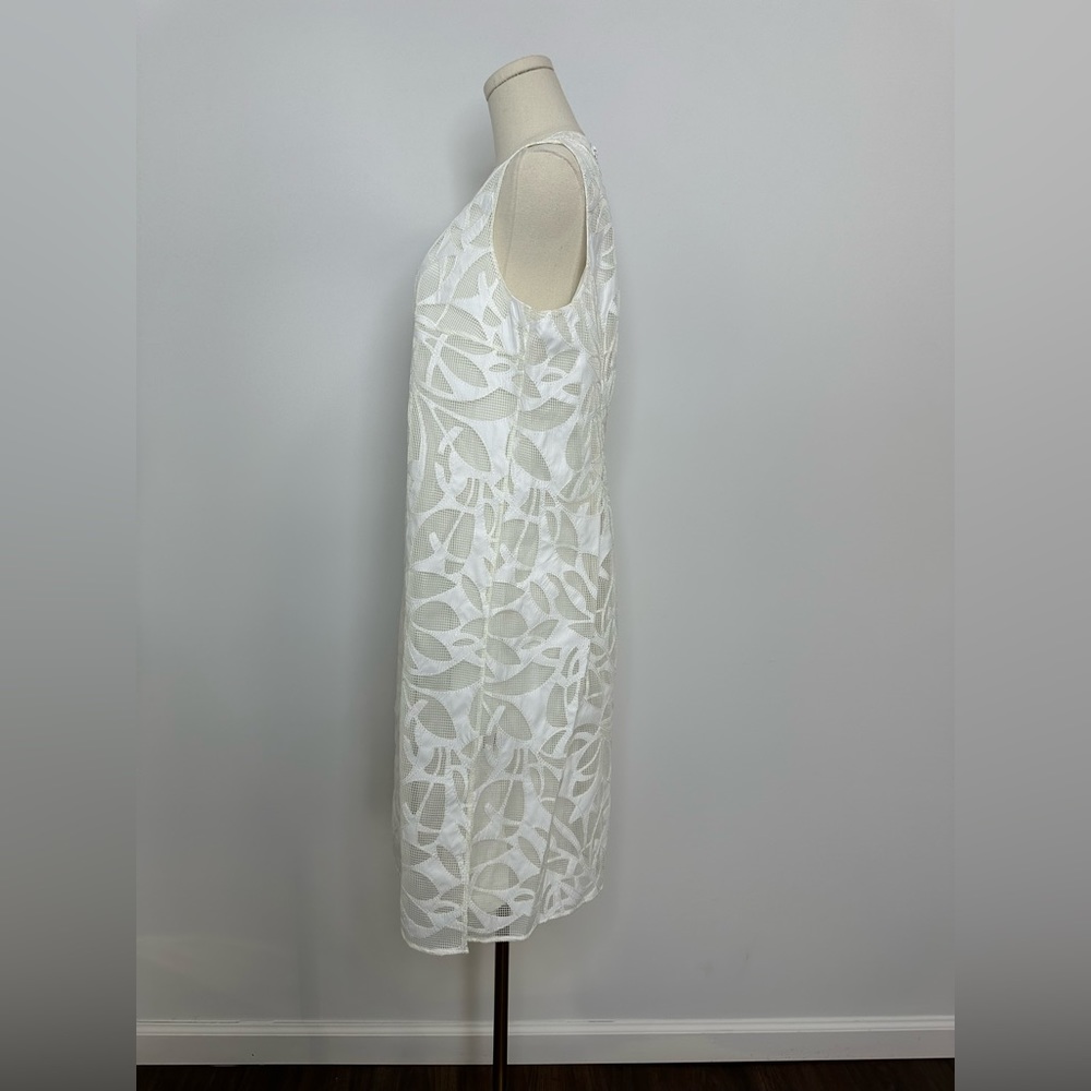 Akris Punto Faux Leather Leaves Dress - Picture 7 of 10